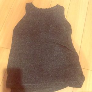Grey tank top with pockets